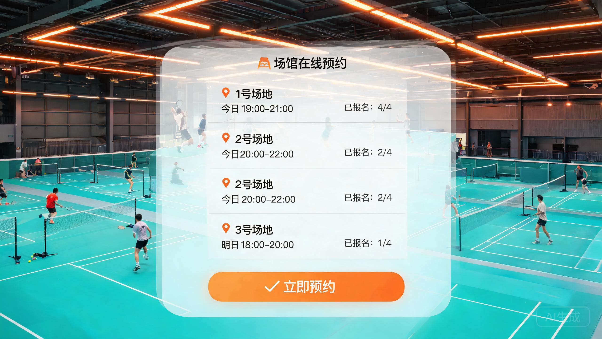 移动端前台预约界面